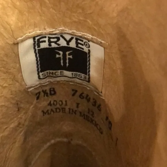 FRYE Leather Boots