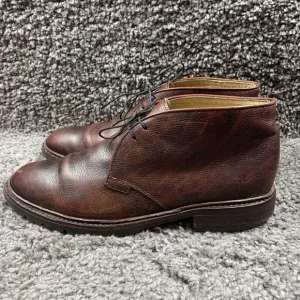 Frye Men's Boots Shoes Ankle Chukka Brown Leather 3481116 Size 10.5 D Lace Up