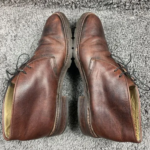 Frye Men's Boots Shoes Ankle Chukka Brown Leather 3481116 Size 10.5 D Lace Up