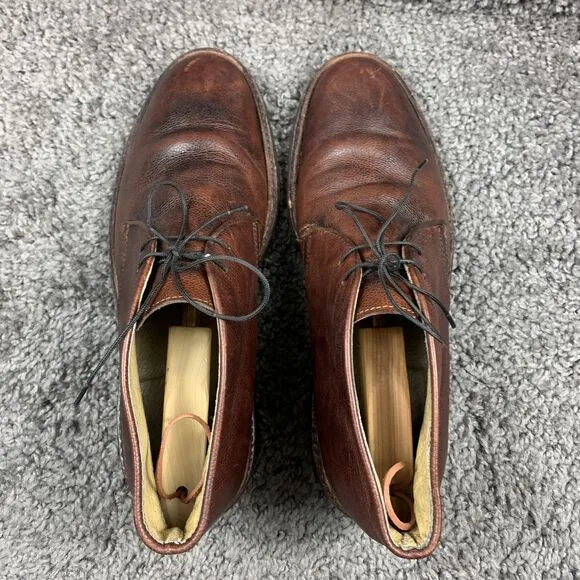 Frye Men's Boots Shoes Ankle Chukka Brown Leather 3481116 Size 10.5 D Lace Up