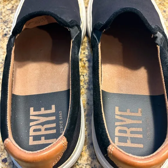 Frye Men's Ludlow Canvas Slip-on Sneakers Boat Shoes Size 10.5