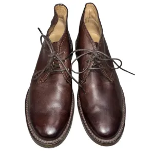 Frye Men’s Oliver Brown Leather Lace Up Chukka Boots size 11
