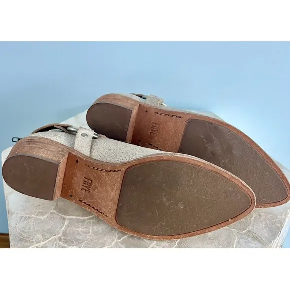 FRYE New Ray Harness Low Boots Leather Size 7