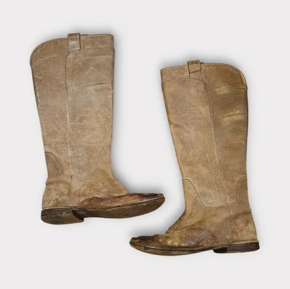 Frye Paige Tall Leather Riding Boots