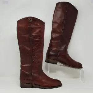 Frye Redwood Melissa Button 2 Leather Boots 3475448-RDD Womens Sz 5.5B New