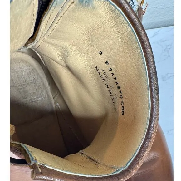Frye Shoes Frye Tyler Engineer Cognac Buckle Ankle Boots Size 9