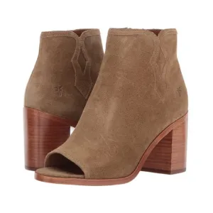 Frye Women's Danica Peep Bootie Ankle Boots / shoes SZ 8