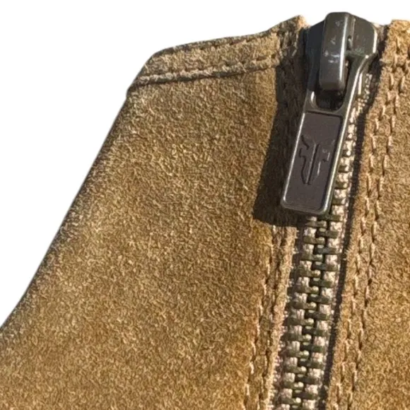 Frye Women's Danica Peep Bootie Ankle Boots / shoes SZ 8