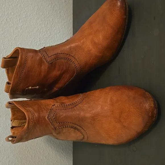 Frye Women's Monica Brown Leather Boots Size 9.5