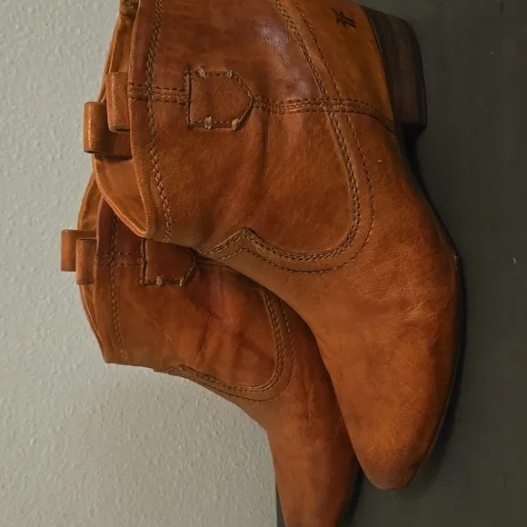 Frye Women's Monica Brown Leather Boots Size 9.5