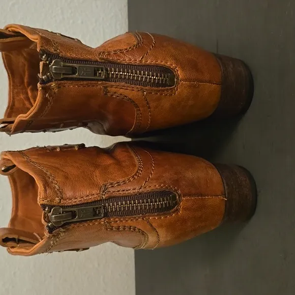 Frye Women's Monica Brown Leather Boots Size 9.5