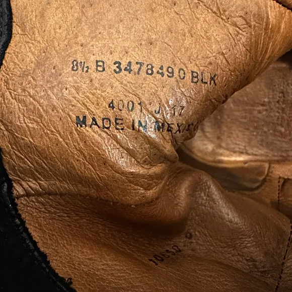 Frye | Women’s | Natalie | double zip | black | suede | leather | 8.5 | boots