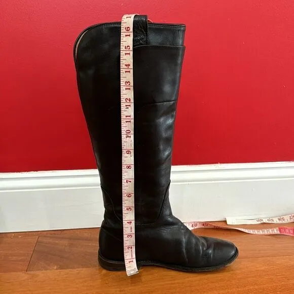 Frye Women's Paige Leather Tall Riding Boots, Size 7.5