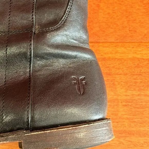 Frye Women's Paige Leather Tall Riding Boots, Size 7.5