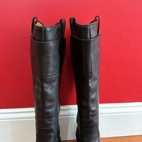 Frye Women's Paige Leather Tall Riding Boots, Size 7.5
