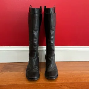 Frye Women's Paige Leather Tall Riding Boots, Size 7.5