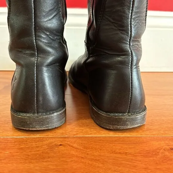 Frye Women's Paige Leather Tall Riding Boots, Size 7.5
