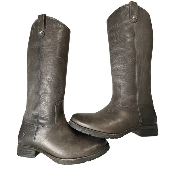 Frye Women's Shoes Frye Boots Melissa Button Lug Tall size 7B