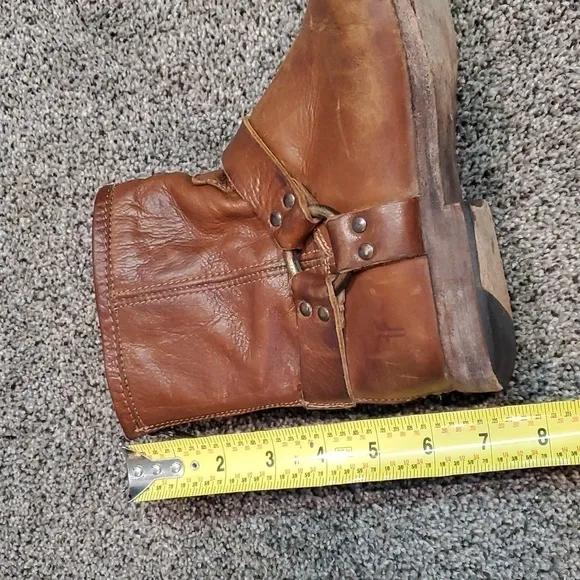 Frye Womens Veronica Harness Ankle Leather Boots Boho shoes sz 9.5B