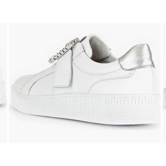 Gabor Leather Platform Sneakers in White Size 5 / Néw No Box