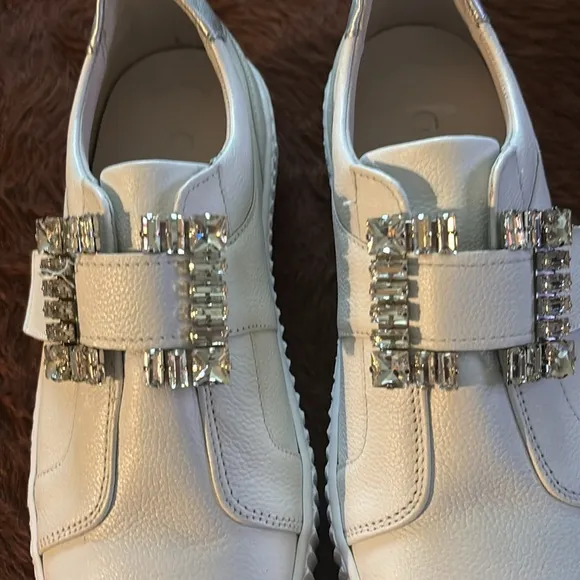 Gabor Leather Platform Sneakers in White Size 5 / Néw No Box