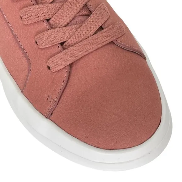 Gentle Souls by Kenneth Cole Rosette Pink Leather Womens Sneakers