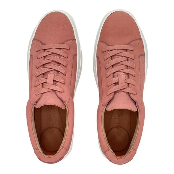 Gentle Souls by Kenneth Cole Rosette Pink Leather Womens Sneakers