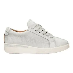 Gentle Souls Haddie Platform Lace-Up Sneakers Silver Metallic Size 8 Leather