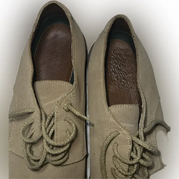 G.H. Bass Elroy Men’s Tan Suede Oxford Lace Up size 12