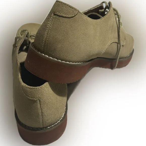 G.H. Bass Elroy Men’s Tan Suede Oxford Lace Up size 12