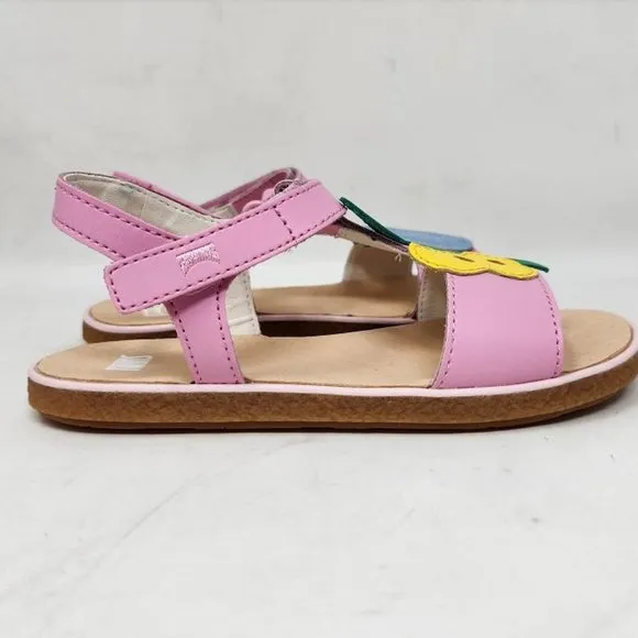 Girl's 13 / EU 31 Camper Twins pink leather sandals Hydro Bombon / Miko Sand