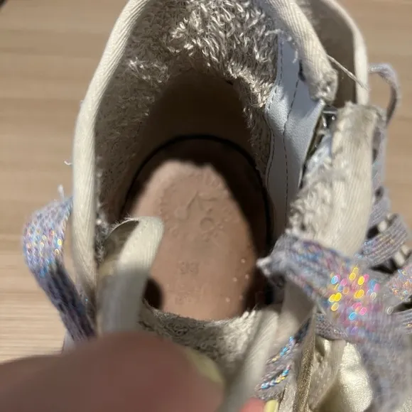 Girls Golden Goose high tops