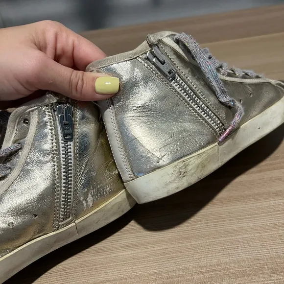 Girls Golden Goose high tops