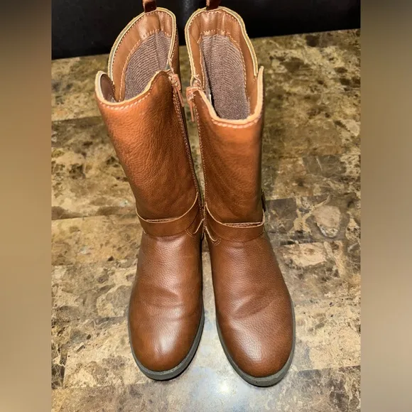Girls High Boots Shoes Size 3