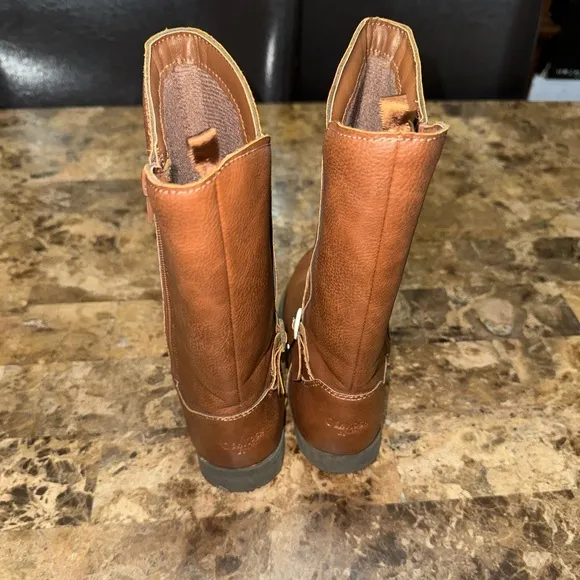 Girls High Boots Shoes Size 3