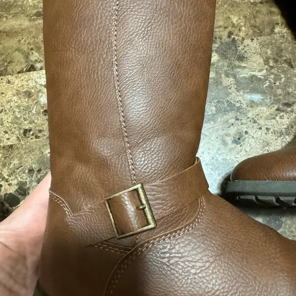 Girls High Boots Shoes Size 3