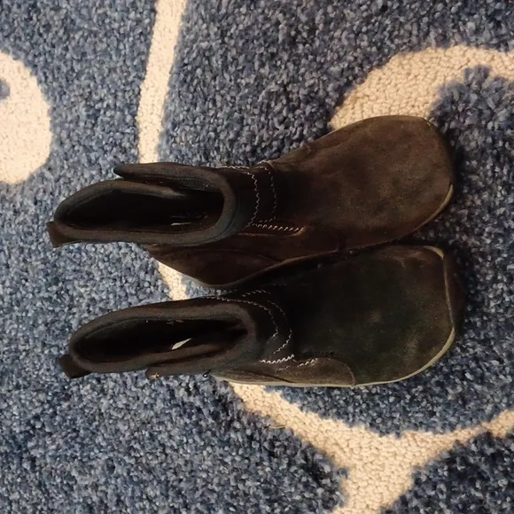 Girls merrell Black boots Toddler SZ 10