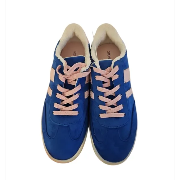 GIRLS' STEVE MADDEN KID JFIELD PLATFORM SNEAKERS Sz 4 NWT
