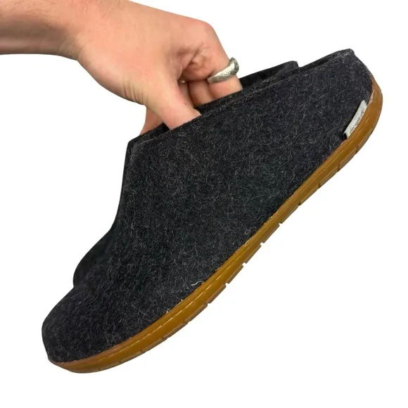 Glerups Felted Wool Slip On Unisex Slipper Shoes