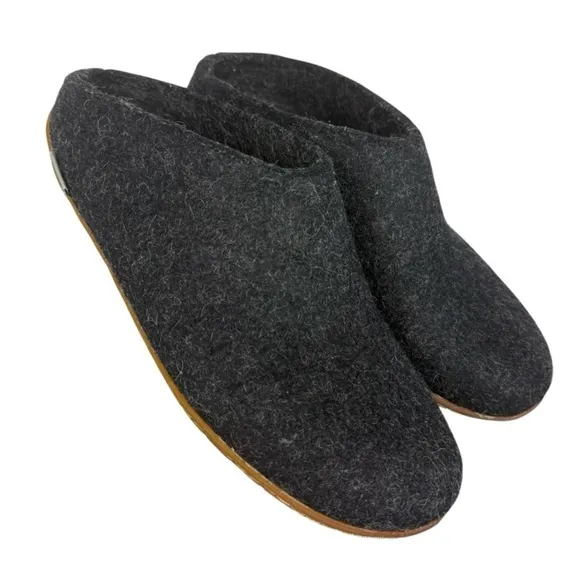 Glerups Felted Wool Slip On Unisex Slipper Shoes