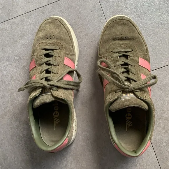 Gola Grandslam Suede Platform Sneakers