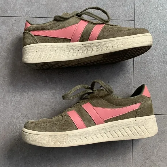 Gola Grandslam Suede Platform Sneakers