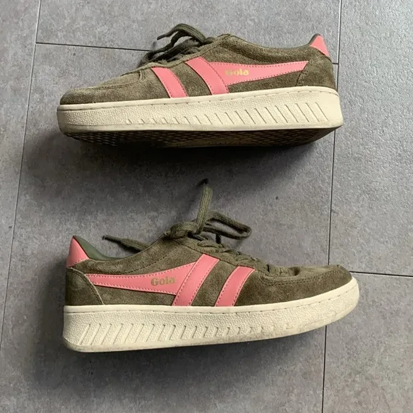 Gola Grandslam Suede Platform Sneakers