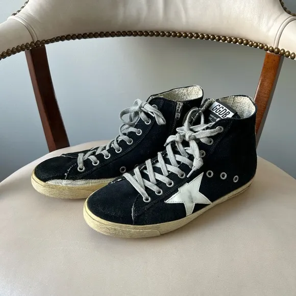 Golden Goose black Francy high top sneakers