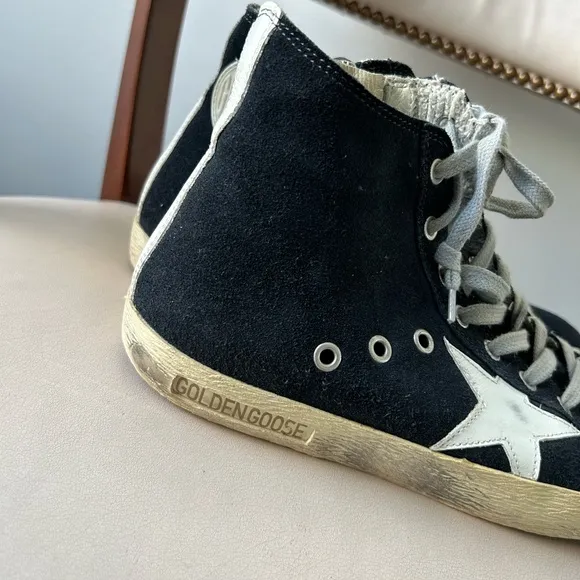 Golden Goose black Francy high top sneakers