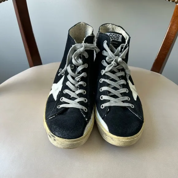 Golden Goose black Francy high top sneakers