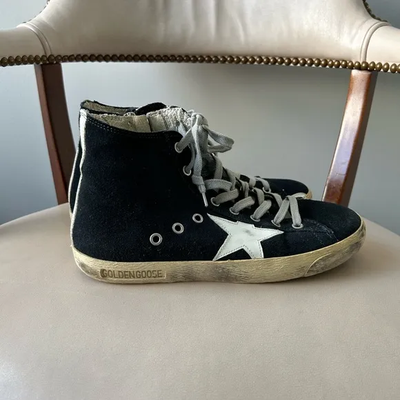 Golden Goose black Francy high top sneakers