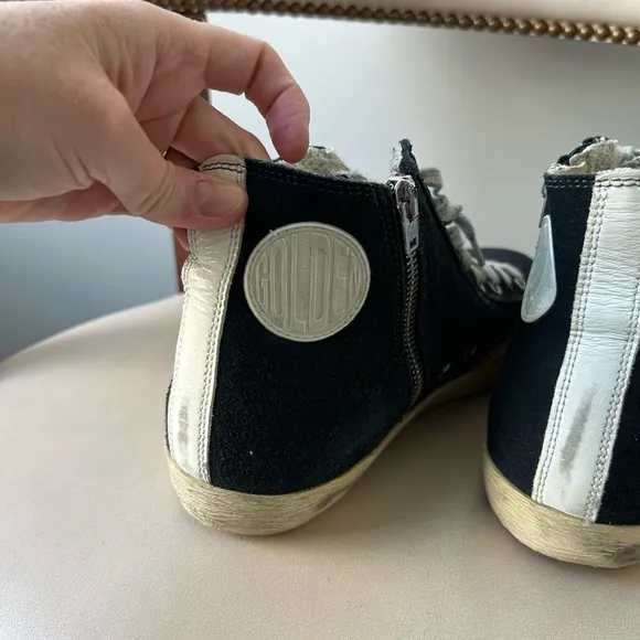 Golden Goose black Francy high top sneakers