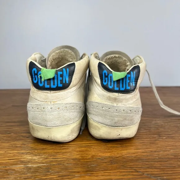 GOLDEN GOOSE GGDB MID/STAR Size 37 • Mid High Top Sneakers.