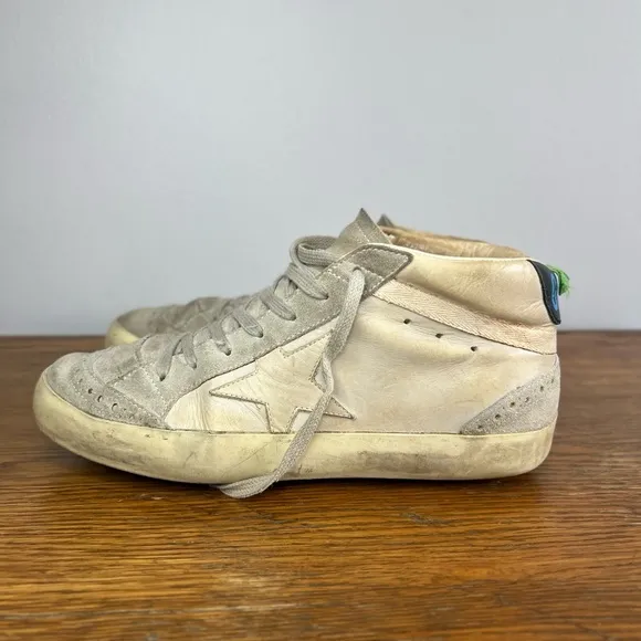 GOLDEN GOOSE GGDB MID/STAR Size 37 • Mid High Top Sneakers.